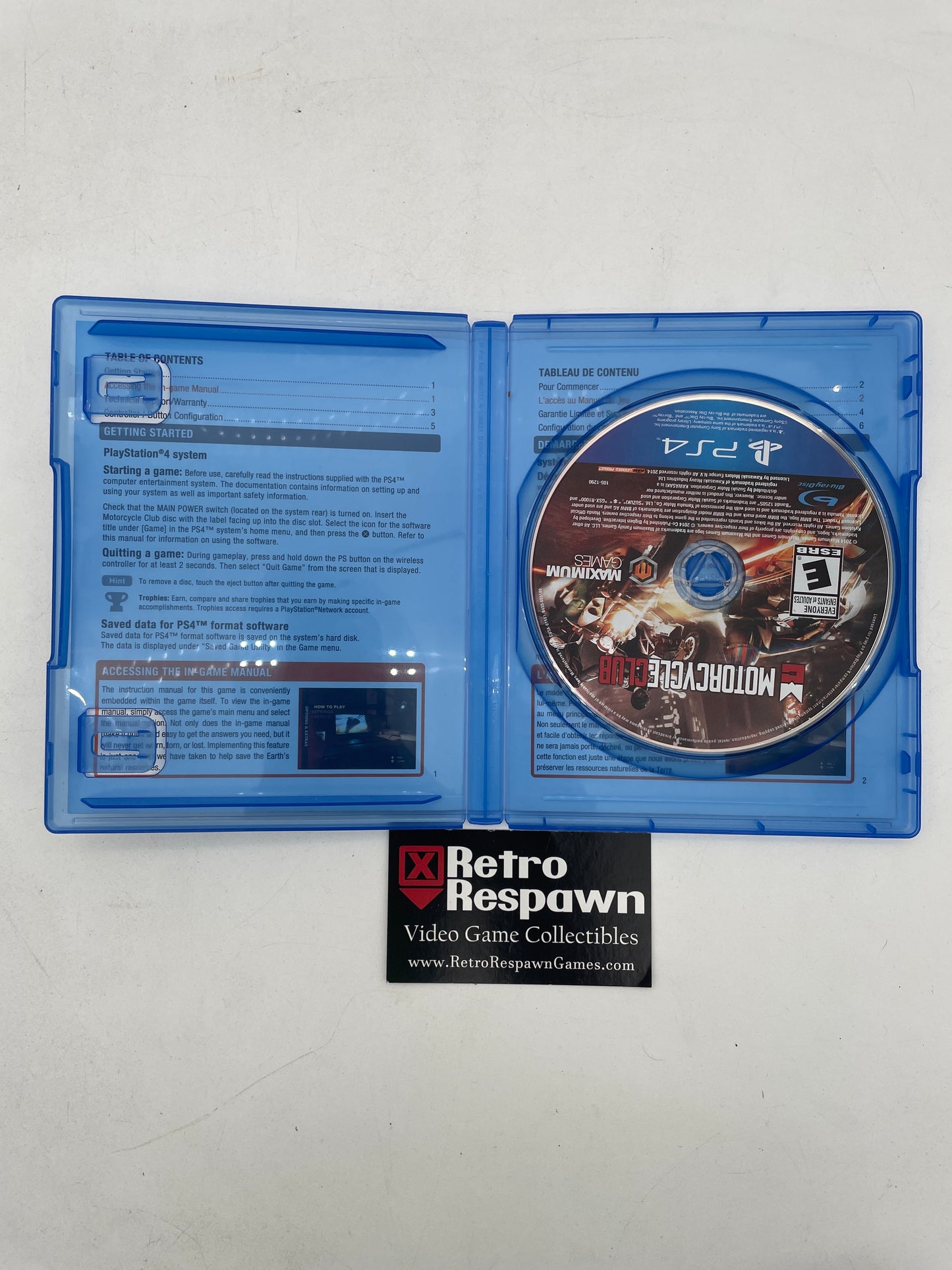 Motorcycle Club - Playstation 4 (Complete)