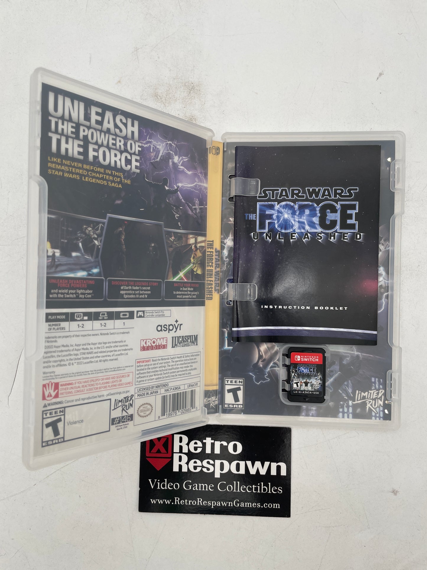 Star Wars: The Force Unleashed - Nintendo Switch (Complete)
