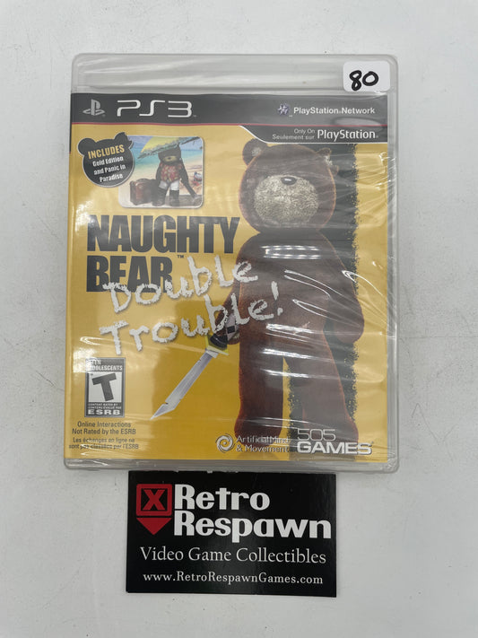 Naughty Bear Double Trouble - Playstation 3 (Sealed)