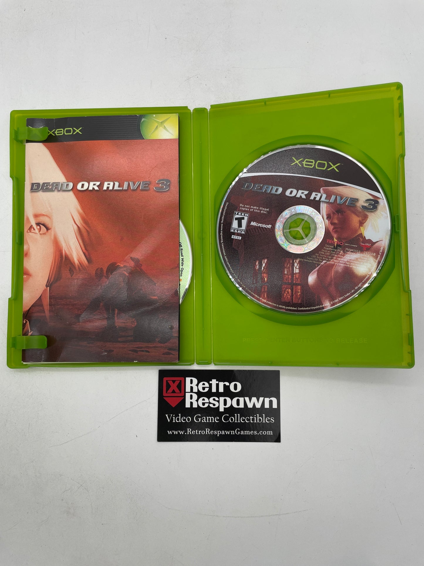 Dead or Alive 3 - Xbox (Complete)