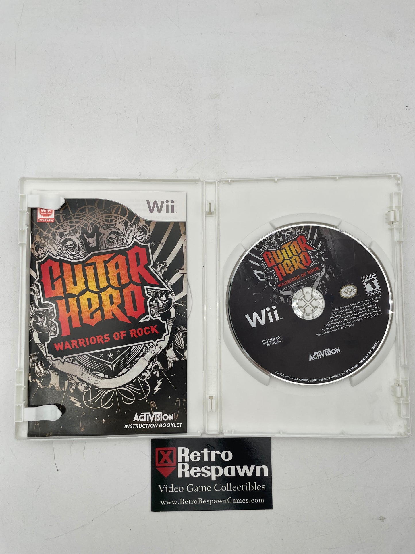 Guitar Hero: Warriors of Rock - Wii (Complete)