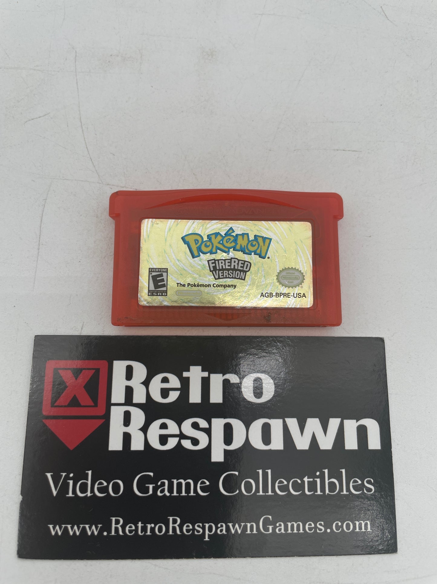 Faded Label Pokemon Fire Red - Gameboy Advance (Game Only)