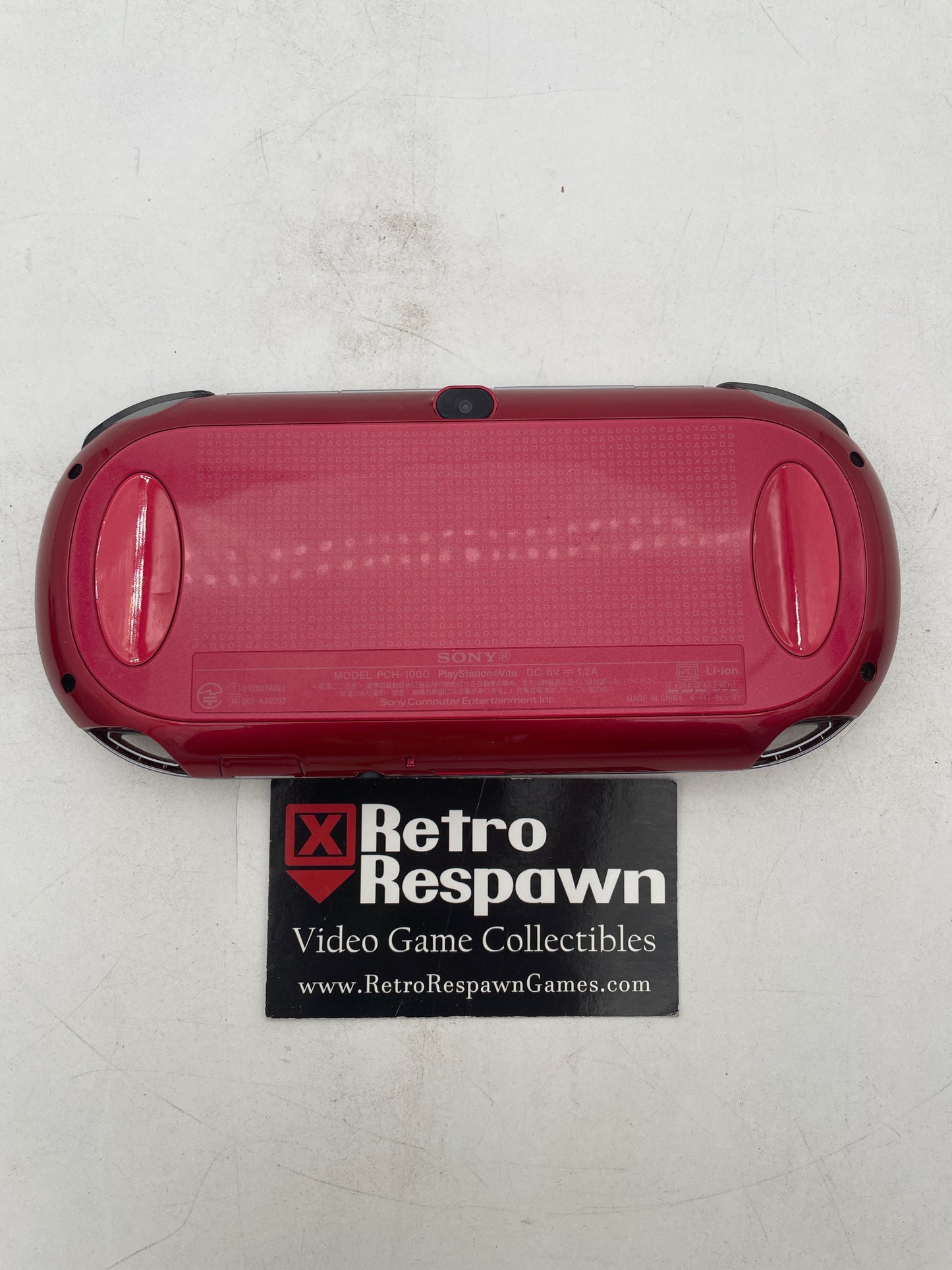 Red Modded PSVita 1000 - PS VITA (Console + Charger)