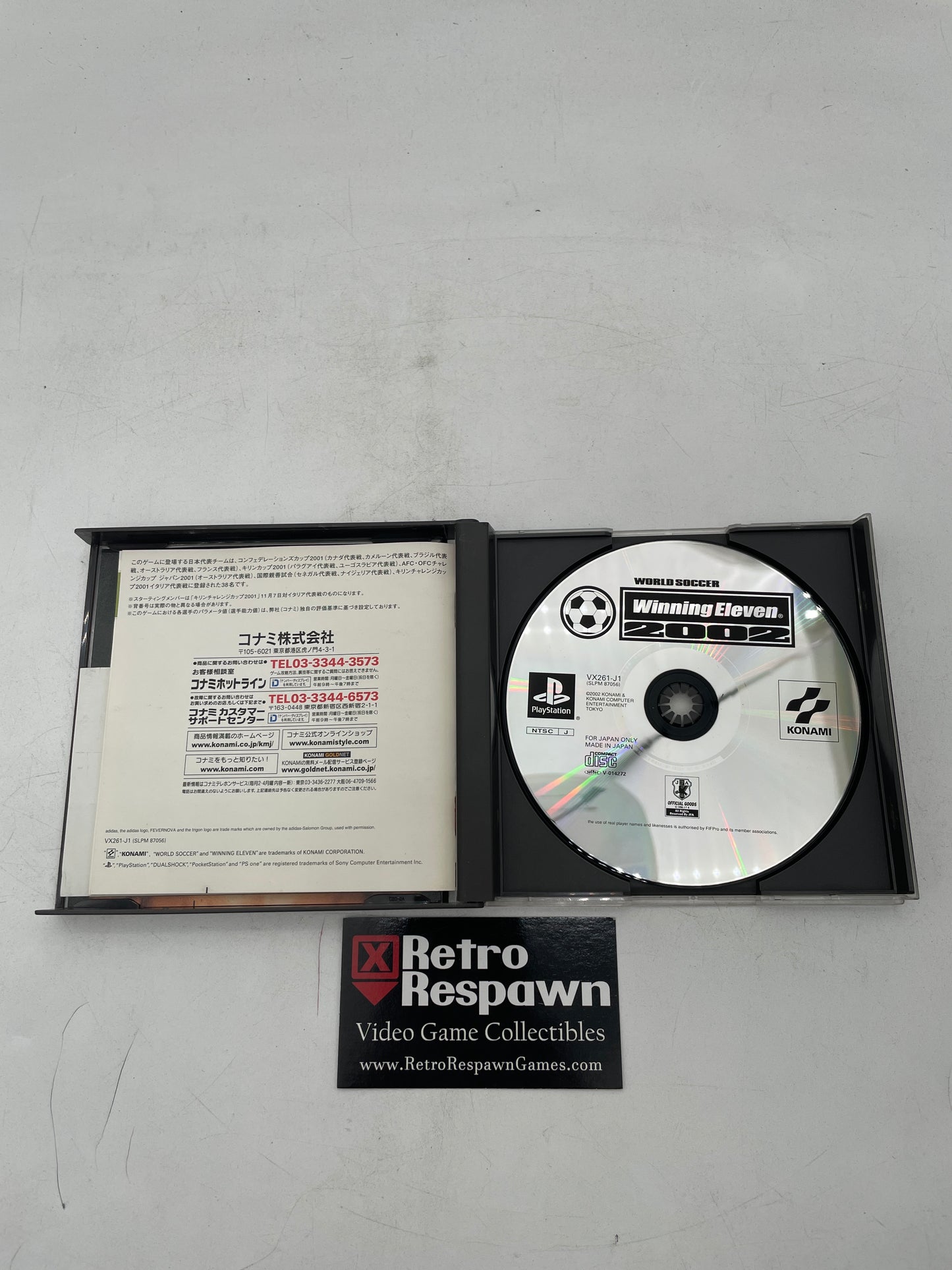 World Soccer Winning Eleven 2002 - JP Playstation (Complete)