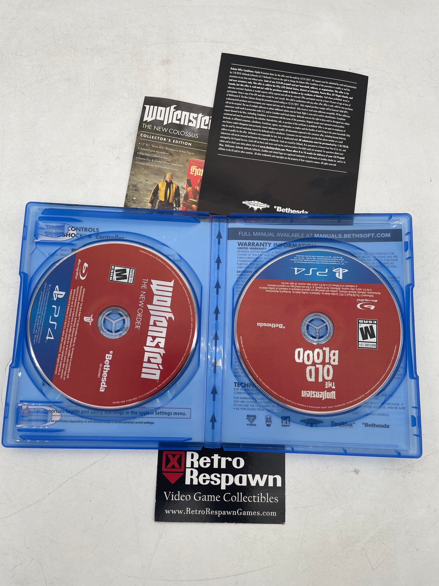 Wolfenstein The New Order and The Old Blood - Playstation 4 (Complete)