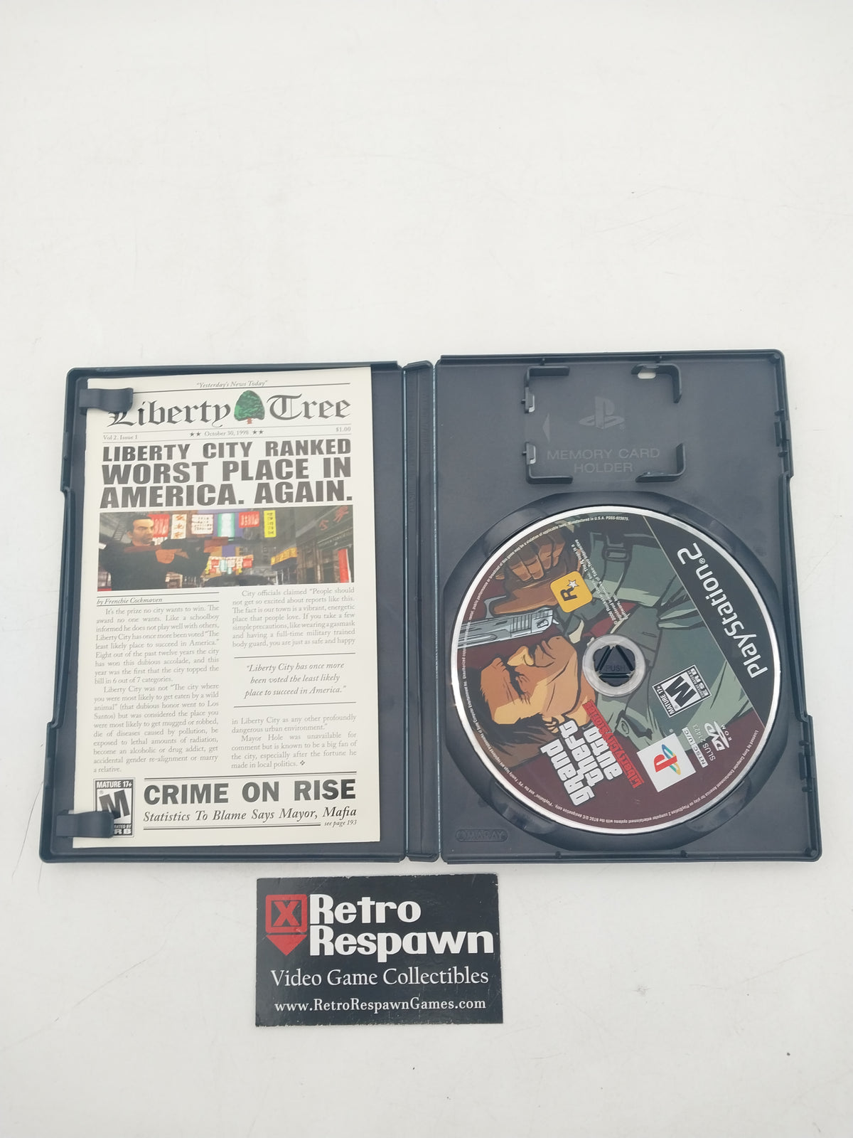 Grand Theft Auto Liberty City Stories - Playstation 2 (Complete/No Map)