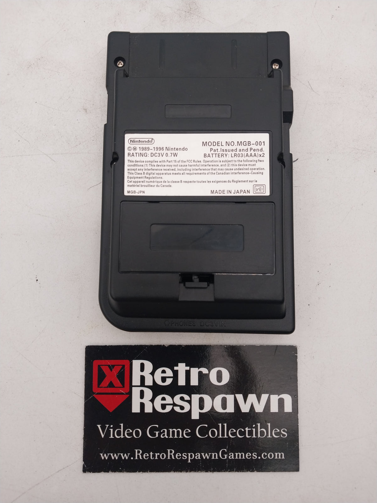 Black Gameboy Pocket IPS Screen - Nintendo Gameboy Pocket (Console only)