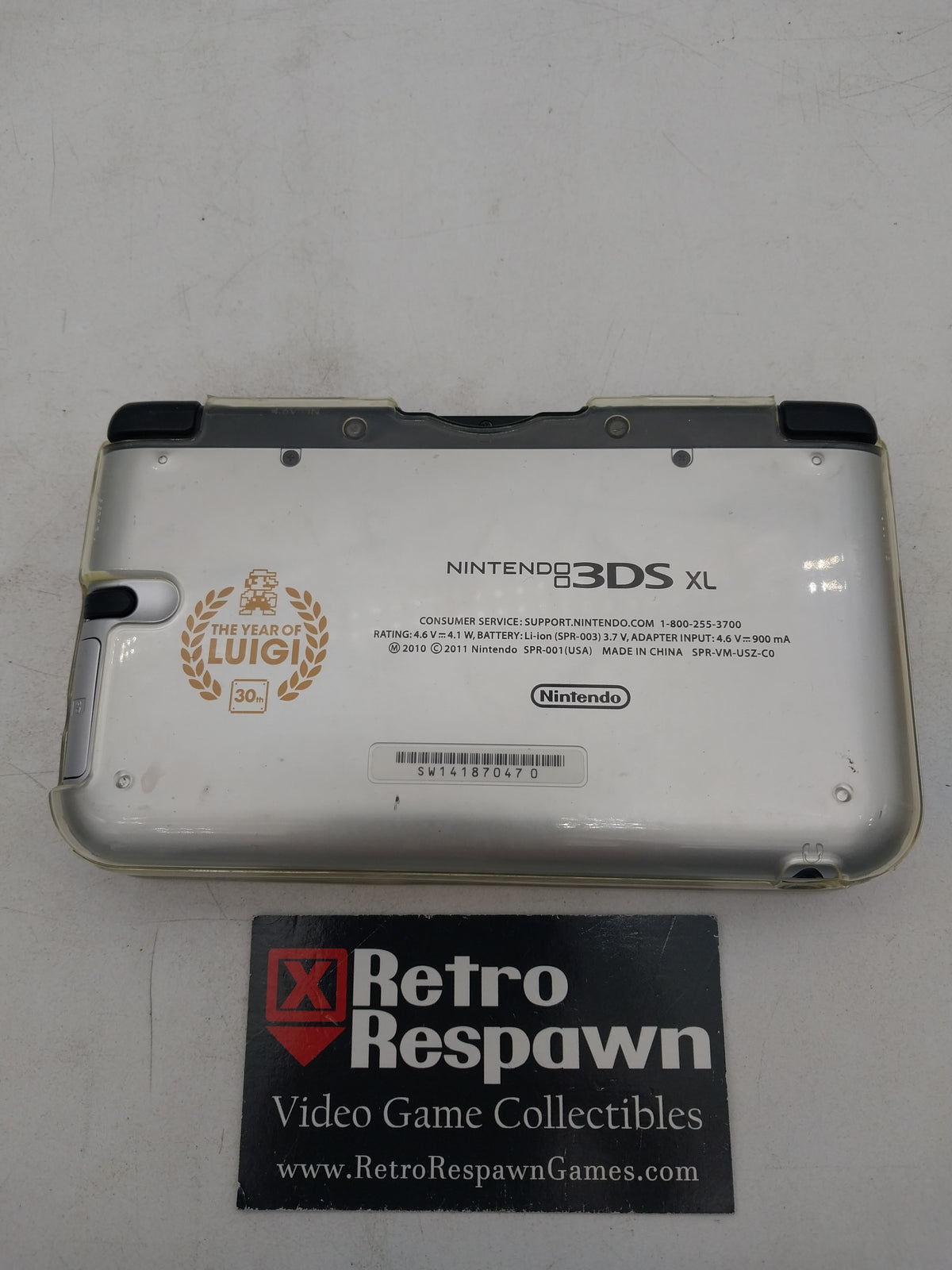 Nintendo 3DS XL Silver Mario & Luigi Limited Edition - Nintendo 3DS (Complete)