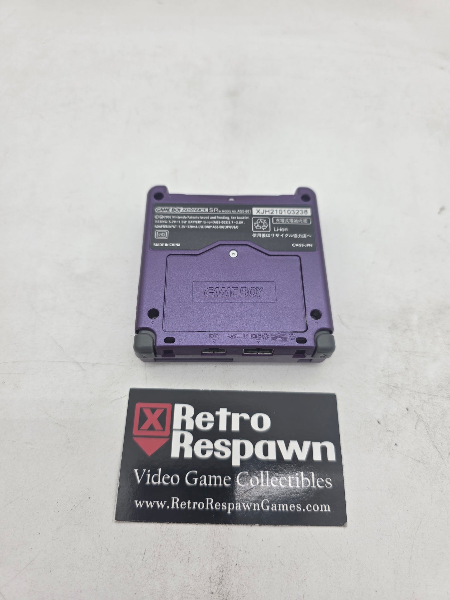 Purple Reshell Gameboy Advance Sp-001 - Gameboy Advance (Console + Charger)