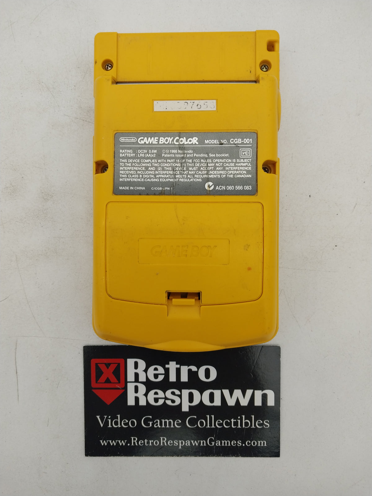 Game Boy Color Yellow - GameBoy Color (Console Only)