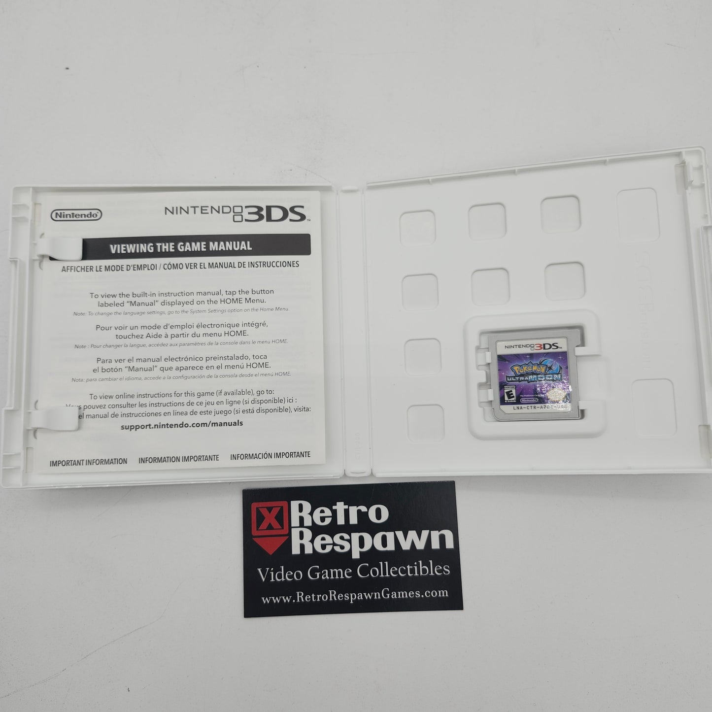 Pokemon Ultra Moon - Nintendo 3DS (Complete)