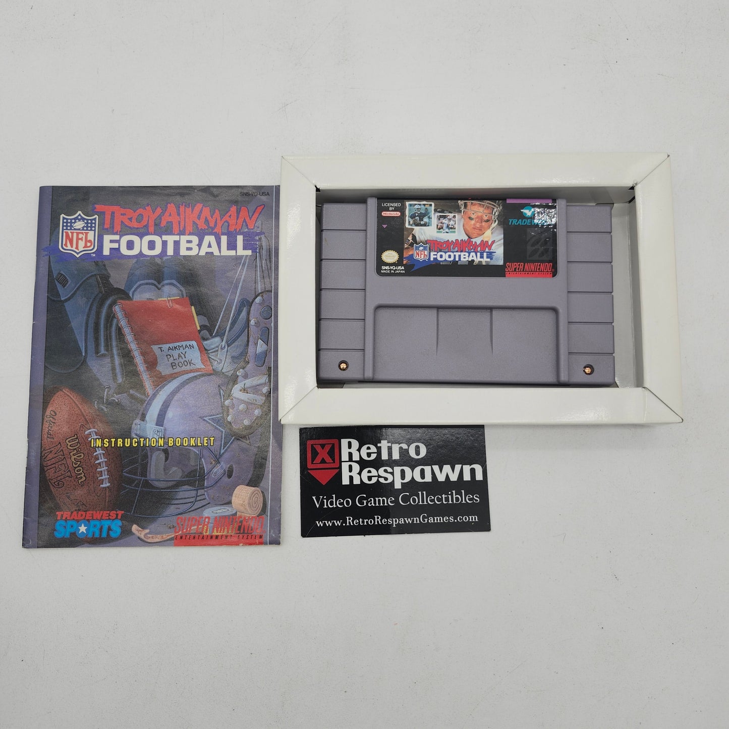 Troy Aikman NFL Football - Super Nintendo (Complete)
