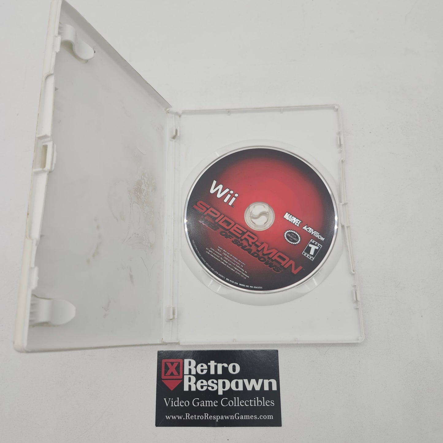 Spiderman Web of Shadows - Wii (Missing Manual)