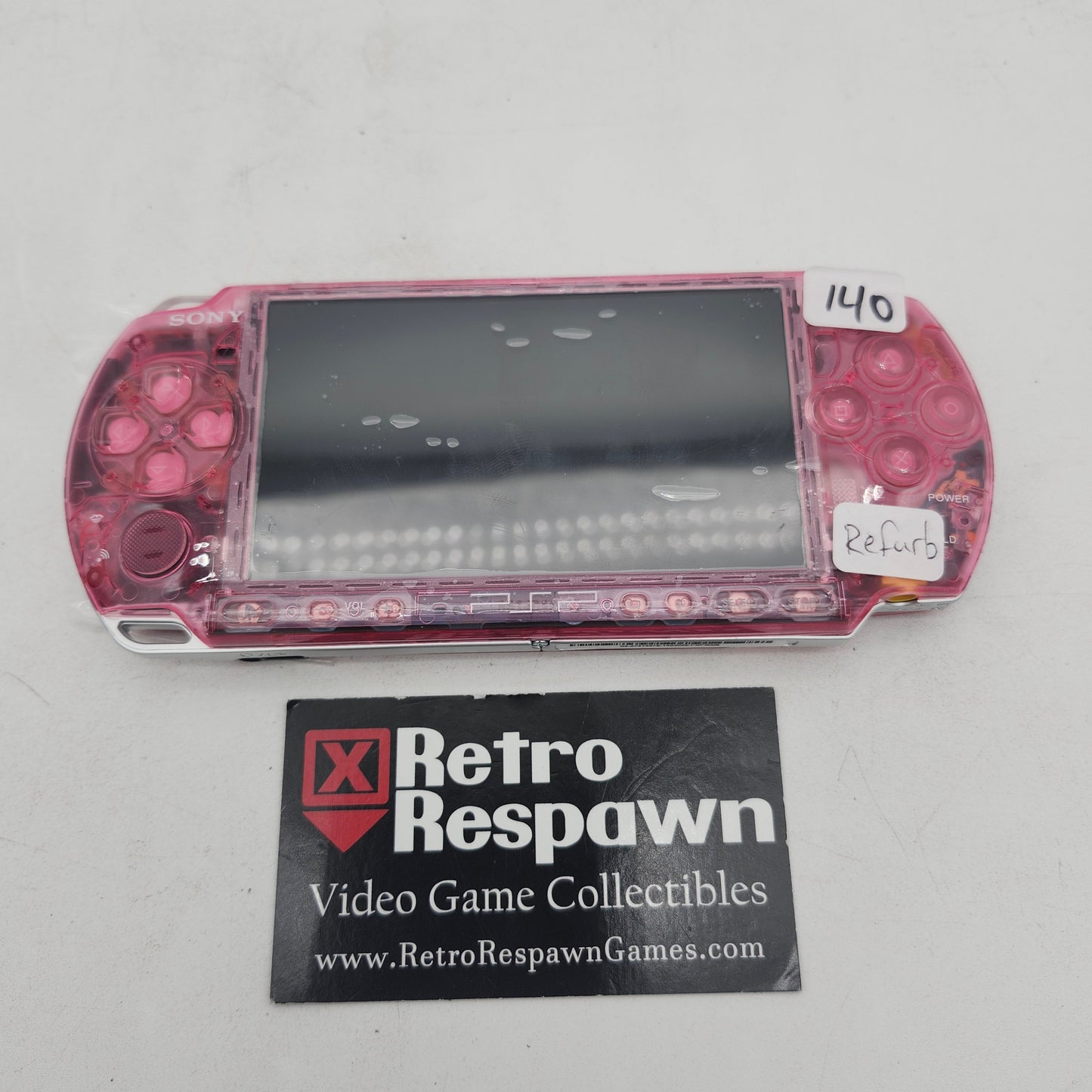 Translucent Pink PSP 3000 - PSP (Console + Charger)