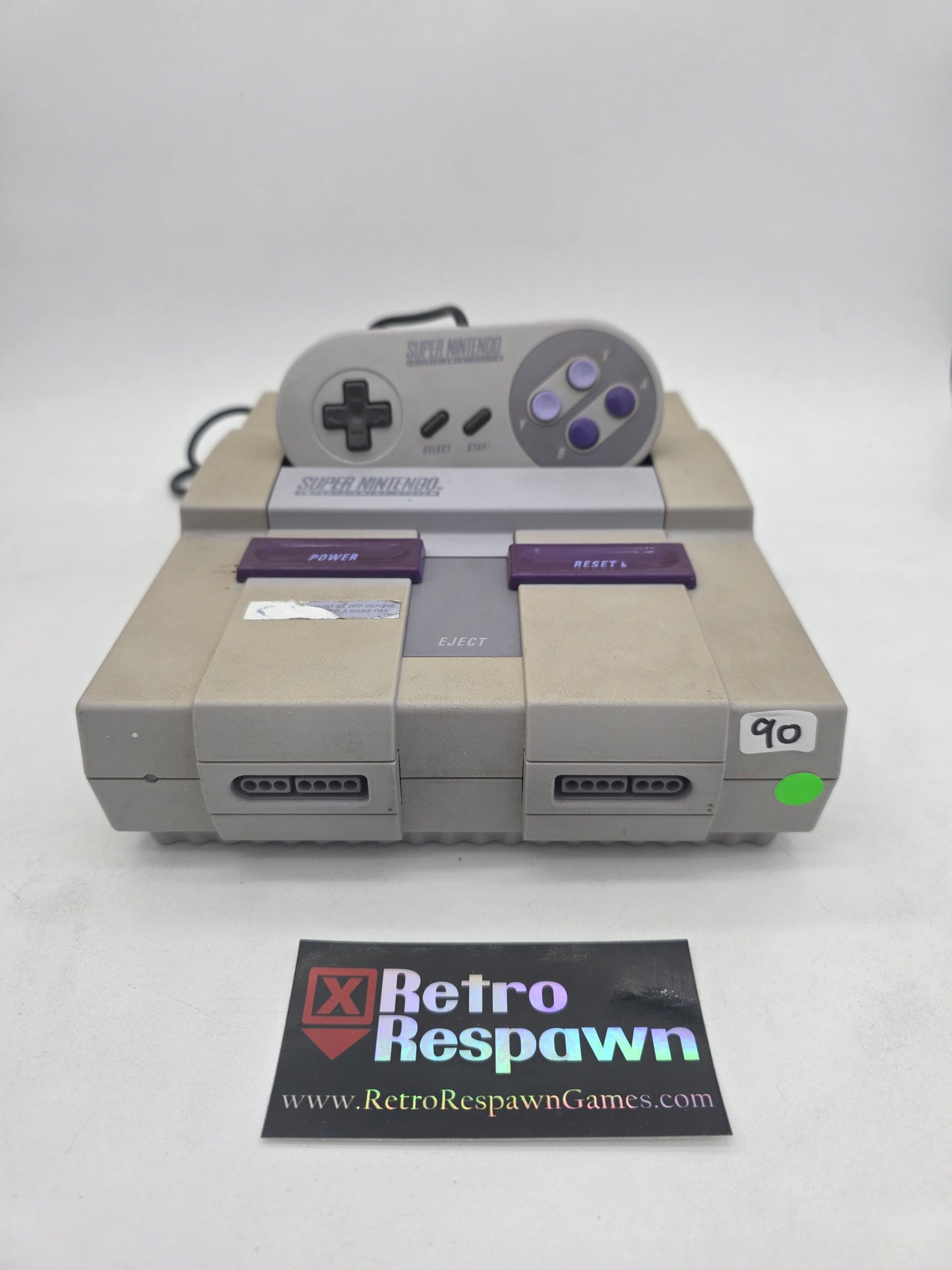Super Nintendo Entertainment System (SNES) - Console, Controller, and all Wires
