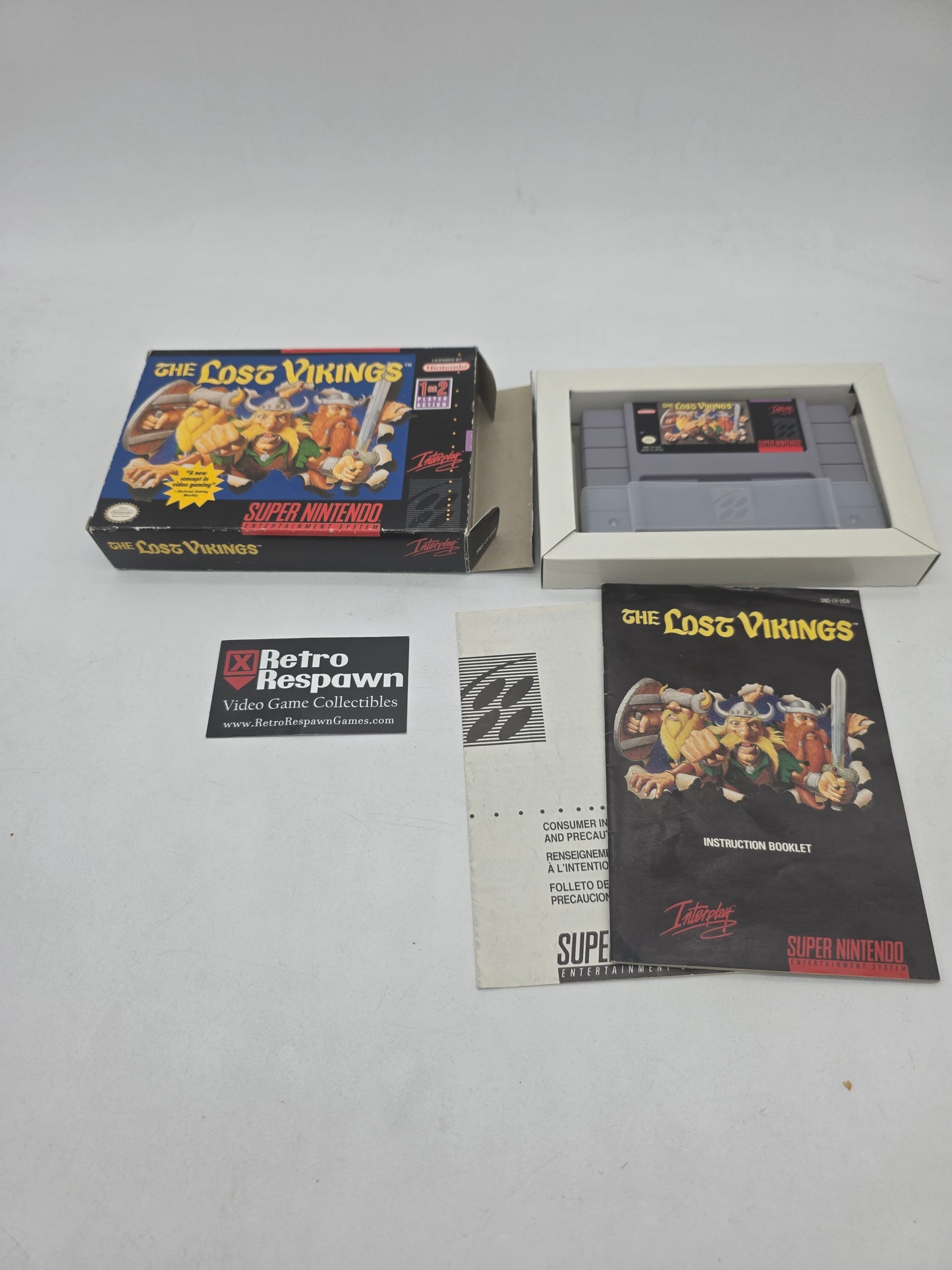 The Lost Vikings - Super Nintendo (Complete)