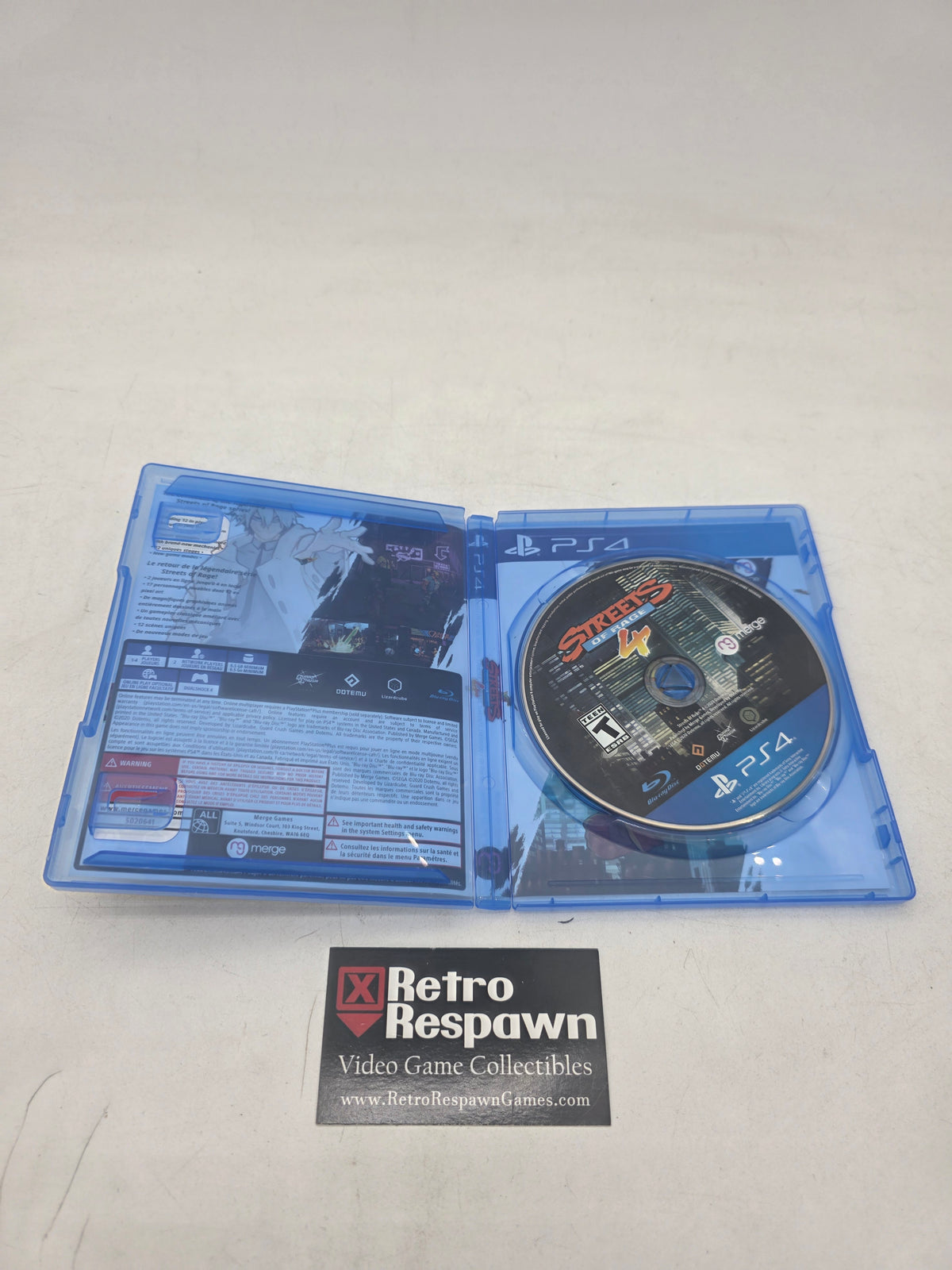 Streets of Rage 4 - Playstation 4 (No Manual)