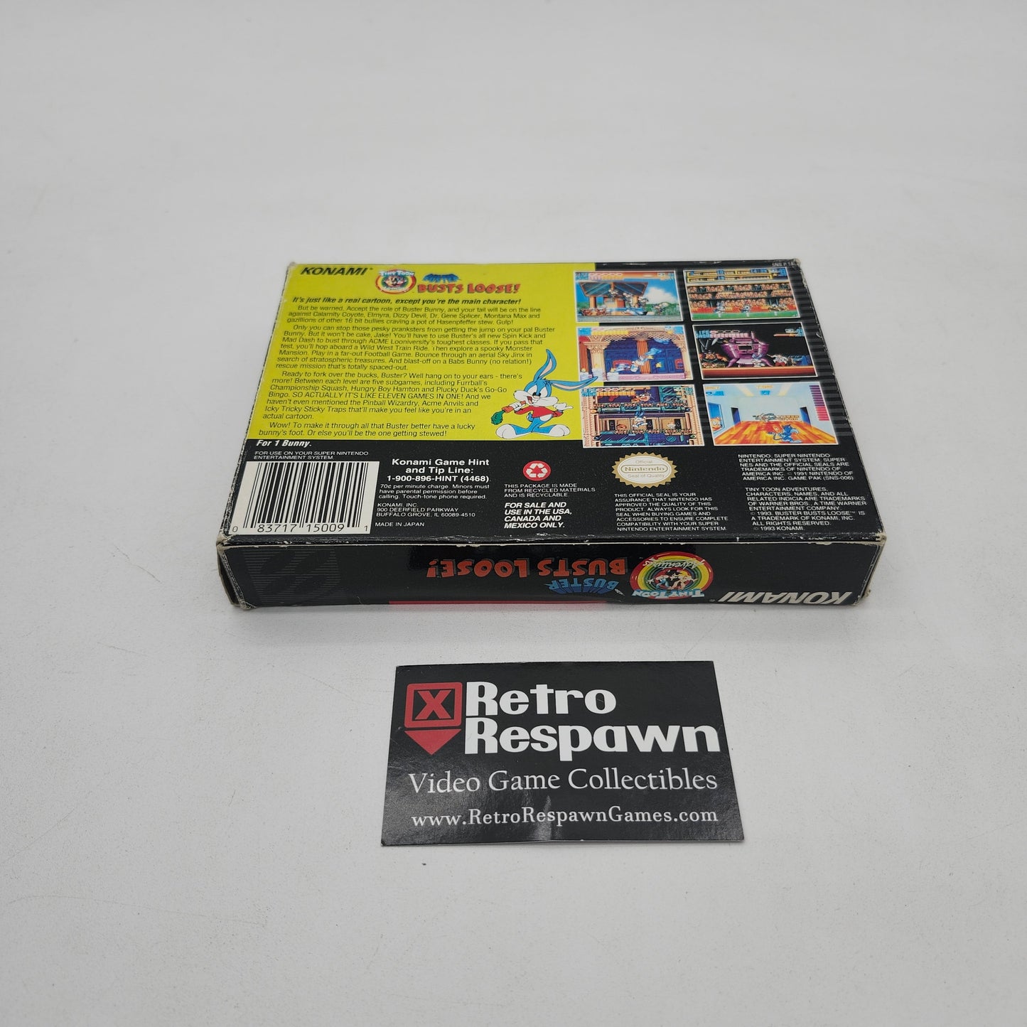Tiny Toon Adventures Buster Busts Loose - Super Nintendo (Complete)