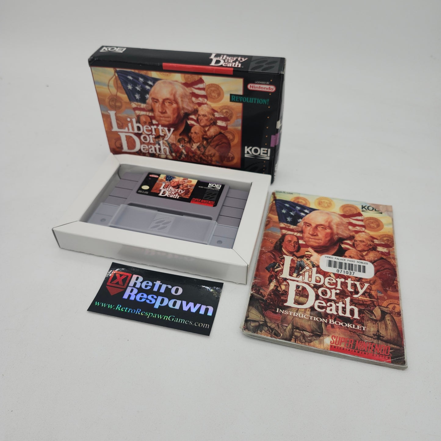 Liberty or Death - Super Nintendo (Complete)