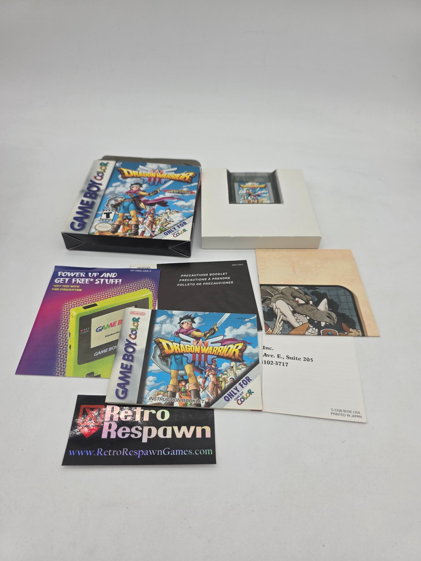 Dragon Warrior III - GameBoy Color (Complete)
