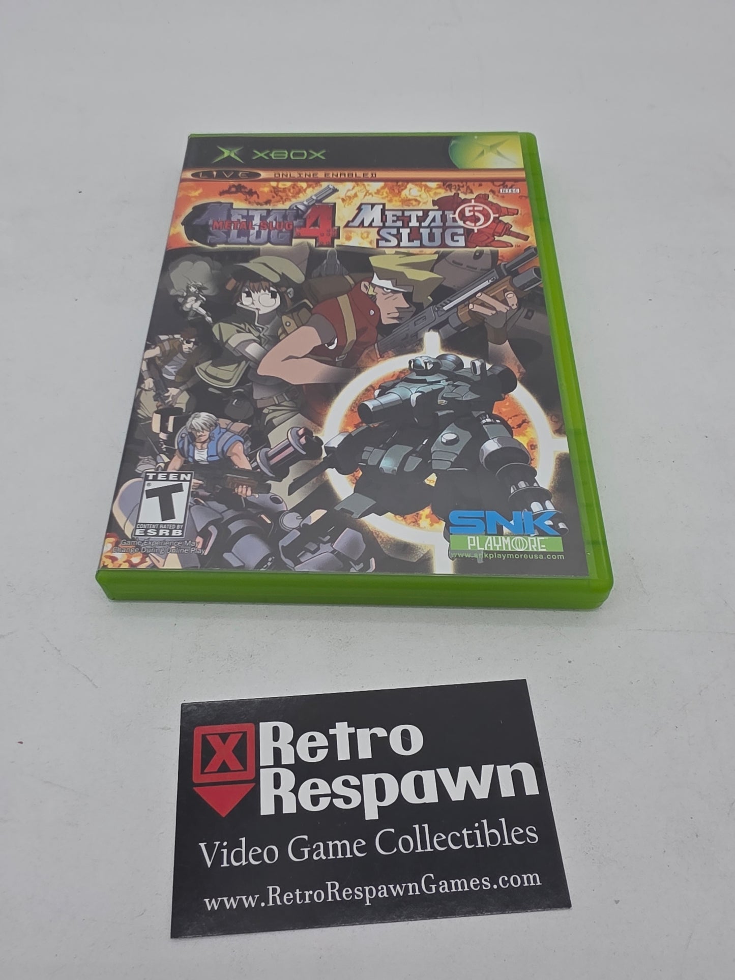 Metal Slug 4 & 5 - Xbox (Complete)