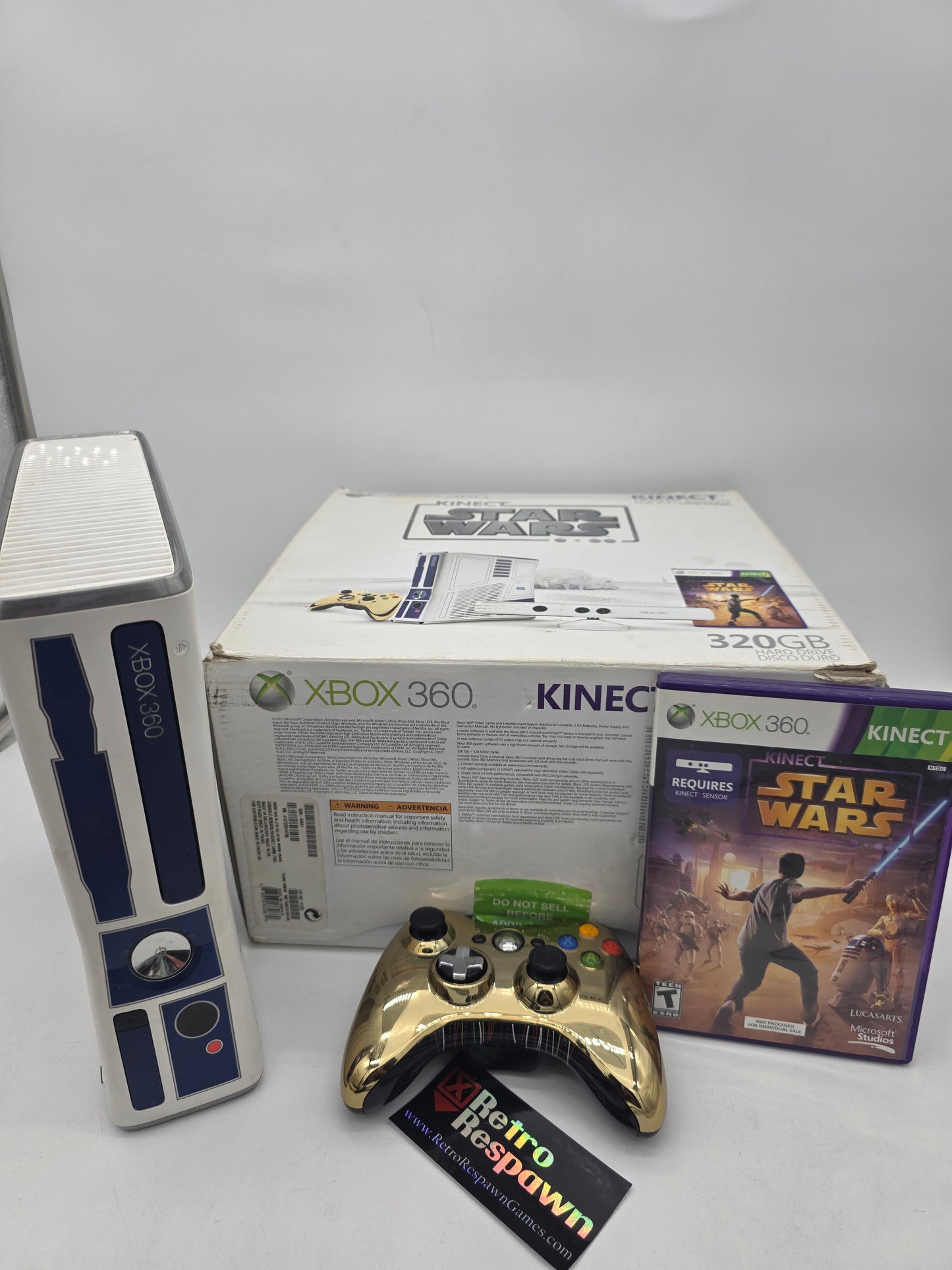 Xbox 360 Console Star Wars Console - Xbox 360 (Console,Controller,all wires,hardrive)