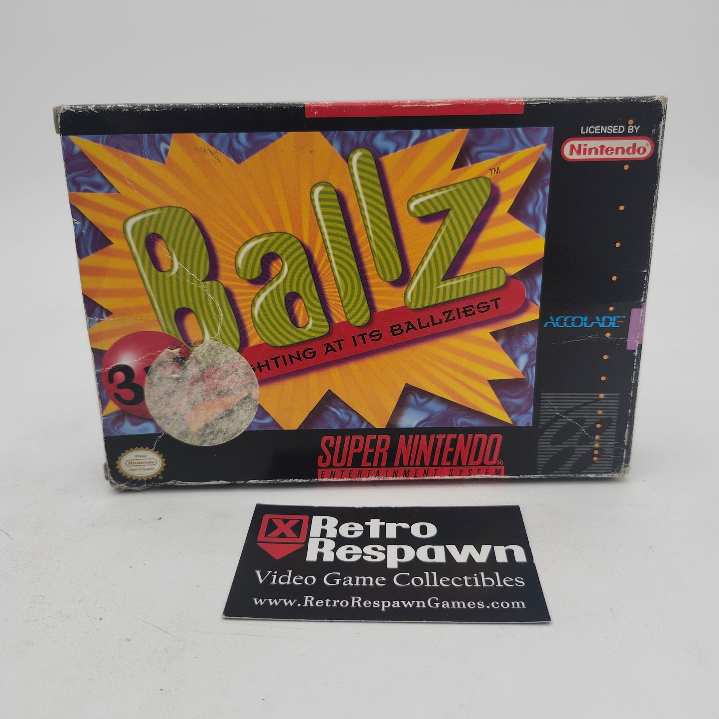 Ballz 3D - Super Nintendo (Complete)