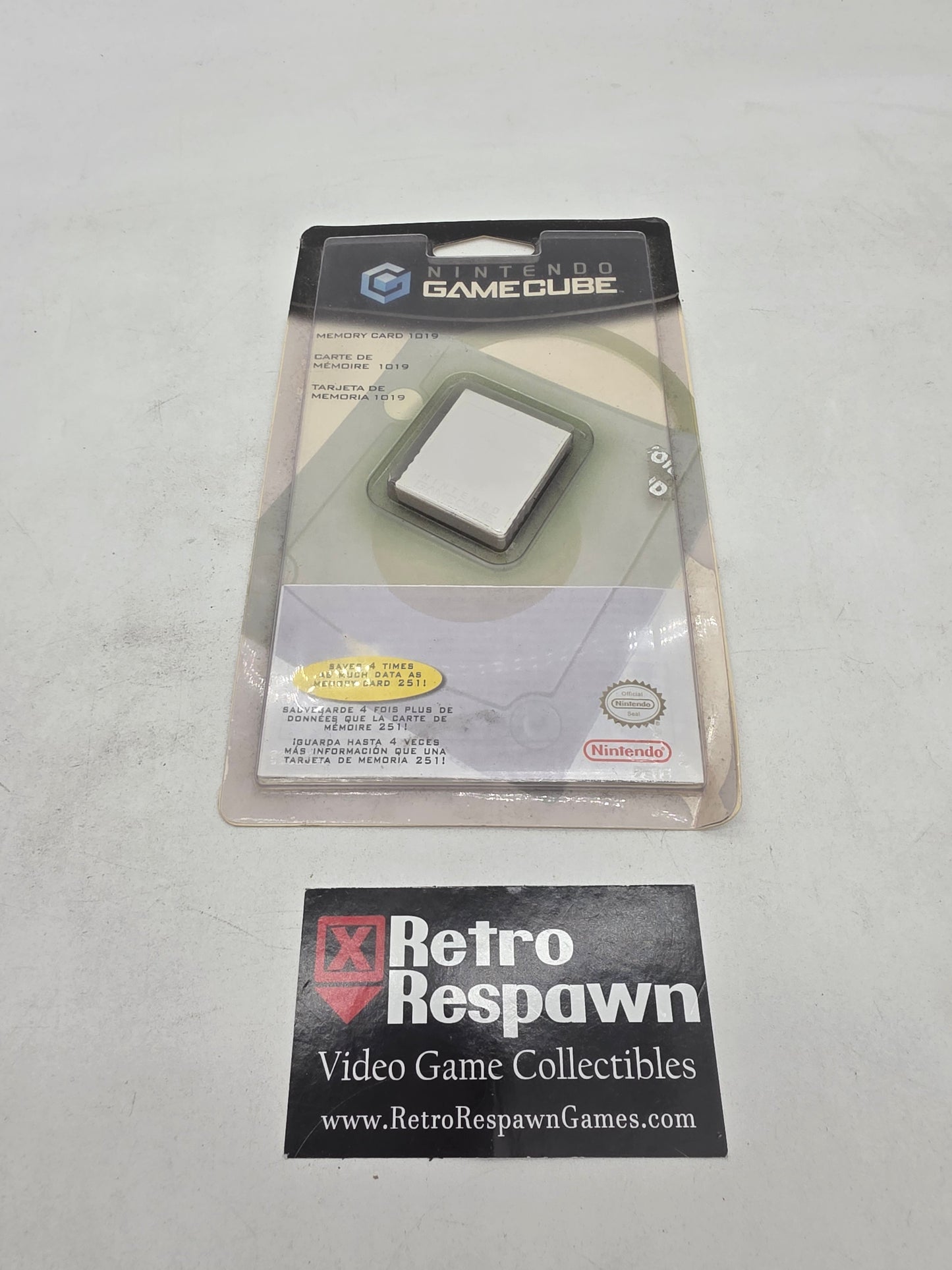 64MB 1019 Block Memory Card - Gamecube (Complete)