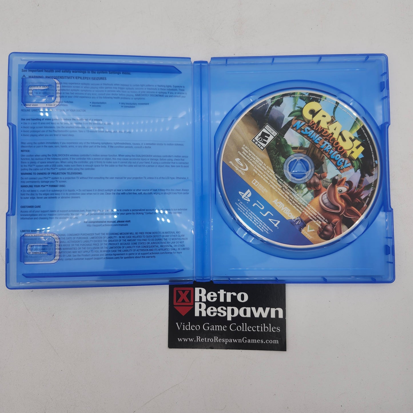 Crash Bandicoot N. Sane Trilogy - Playstation 4 (Complete)