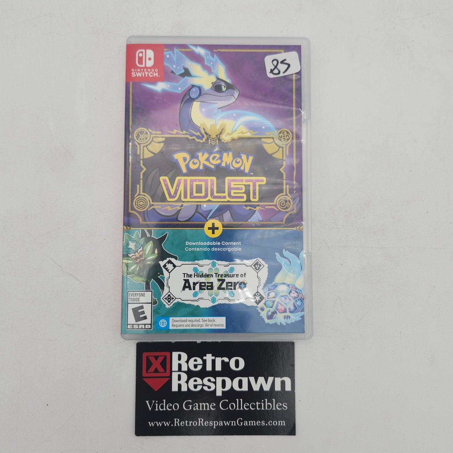 Pokemon Violet + The Hidden Treasure of Area Zero - Nintendo Switch (Complete)