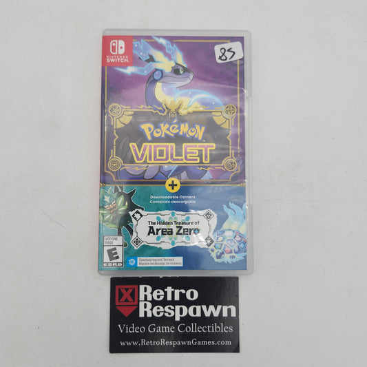 Pokemon Violet + The Hidden Treasure of Area Zero - Nintendo Switch (Complete)