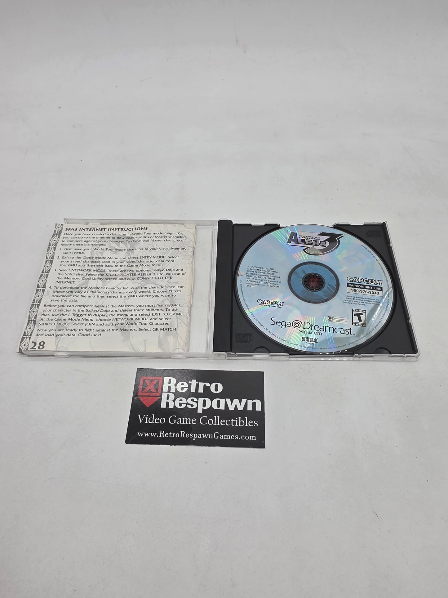Street Fighter Alpha 3 - Sega Dreamcast (Complete)