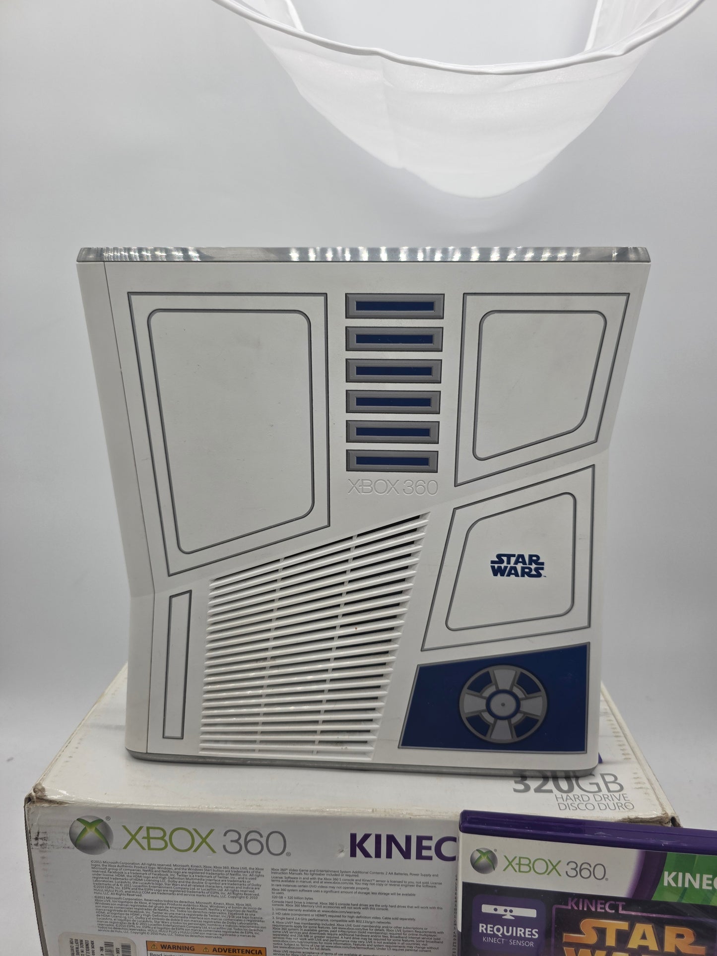 Xbox 360 Console Star Wars Console - Xbox 360 (Console,Controller,all wires,hardrive)