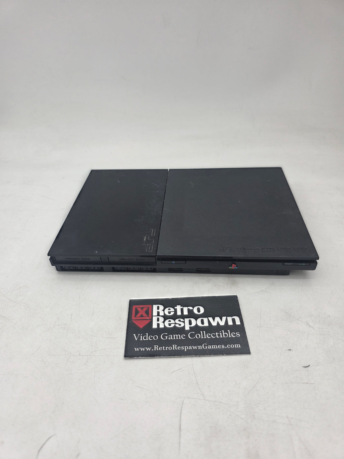 Black Slim Playstation 2 System No Brick Model - Playstation 2 (Console,Controller, all Wires,Memory Card)