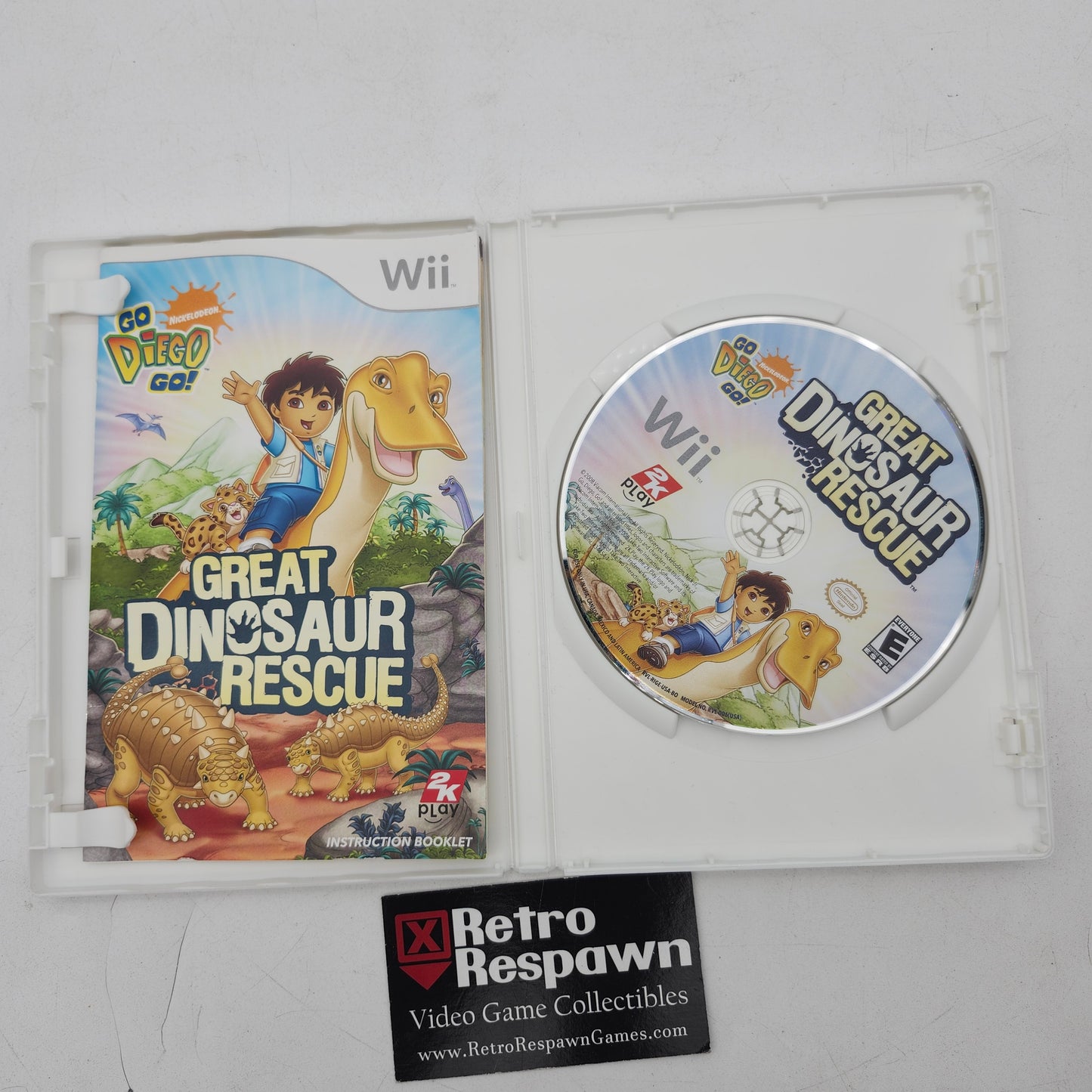 Go, Diego, Go: Great Dinosaur Rescue - Wii (Complete)