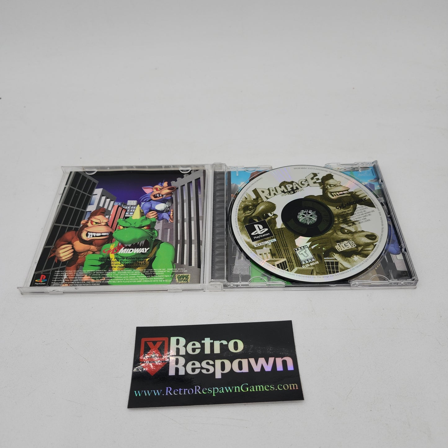 Rampage World Tour - Playstation (Complete)