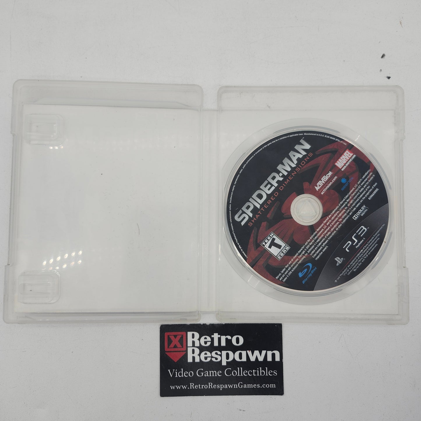 Spiderman: Shattered Dimensions - Playstation 3 (Missing Manual)