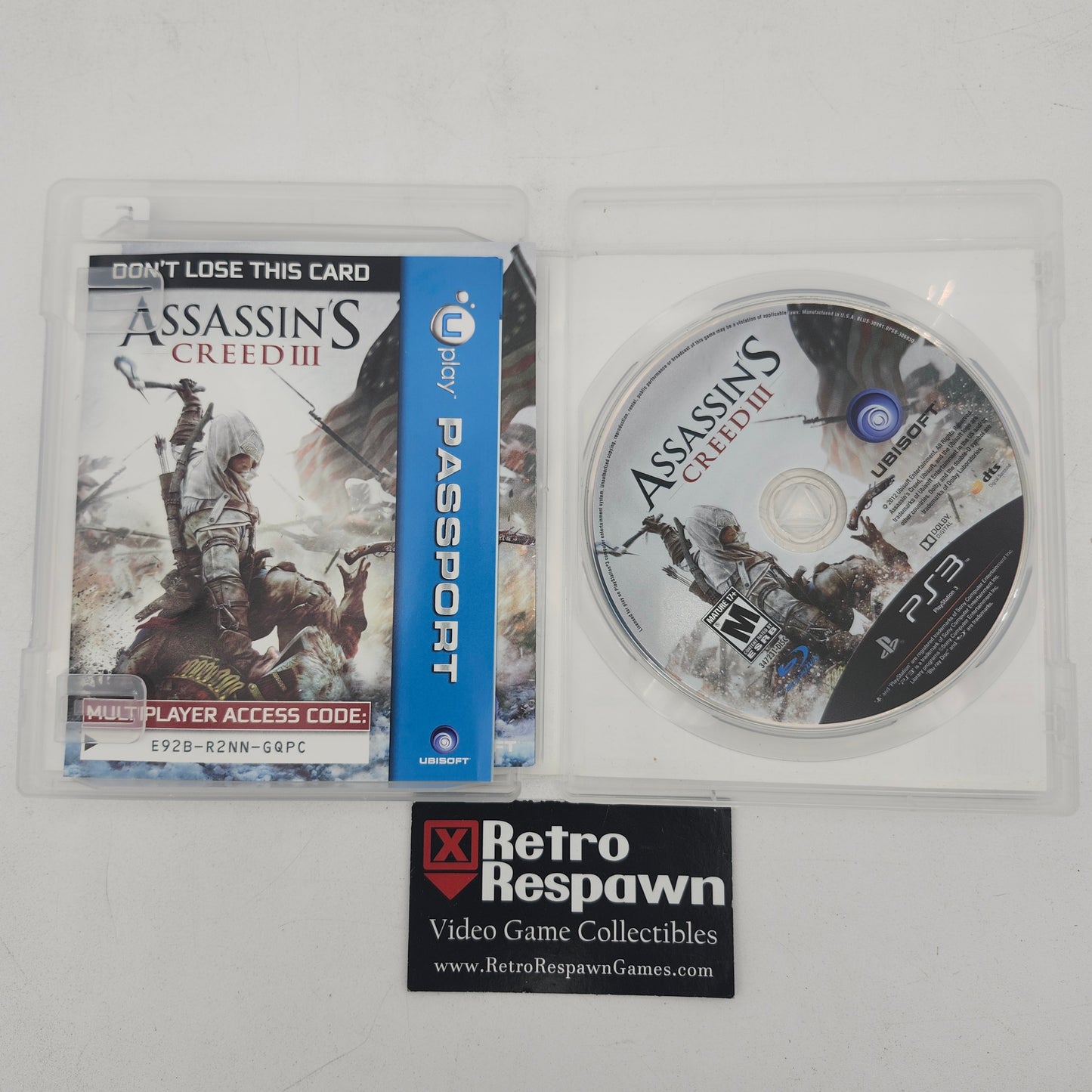 Assassin's Creed III - Playstation 3 (Complete)