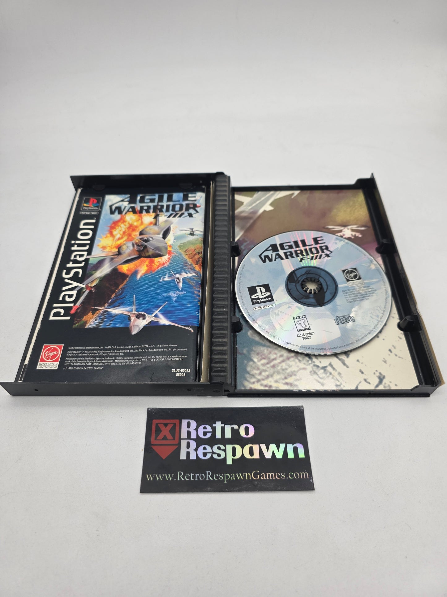 Agile Warrior F-111X - Playstation (Complete)