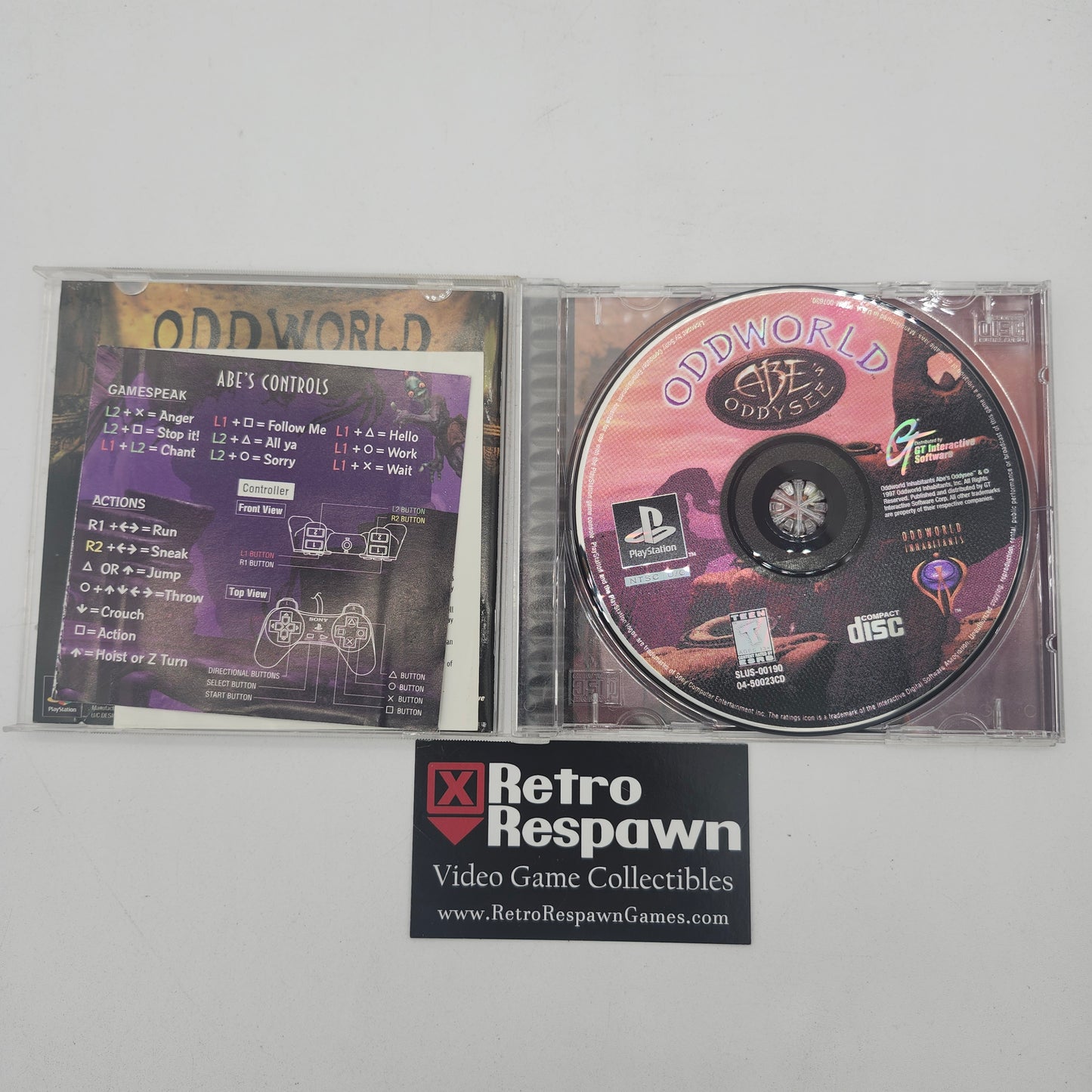 Oddworld Abe's Oddysee - Playstation (Complete)