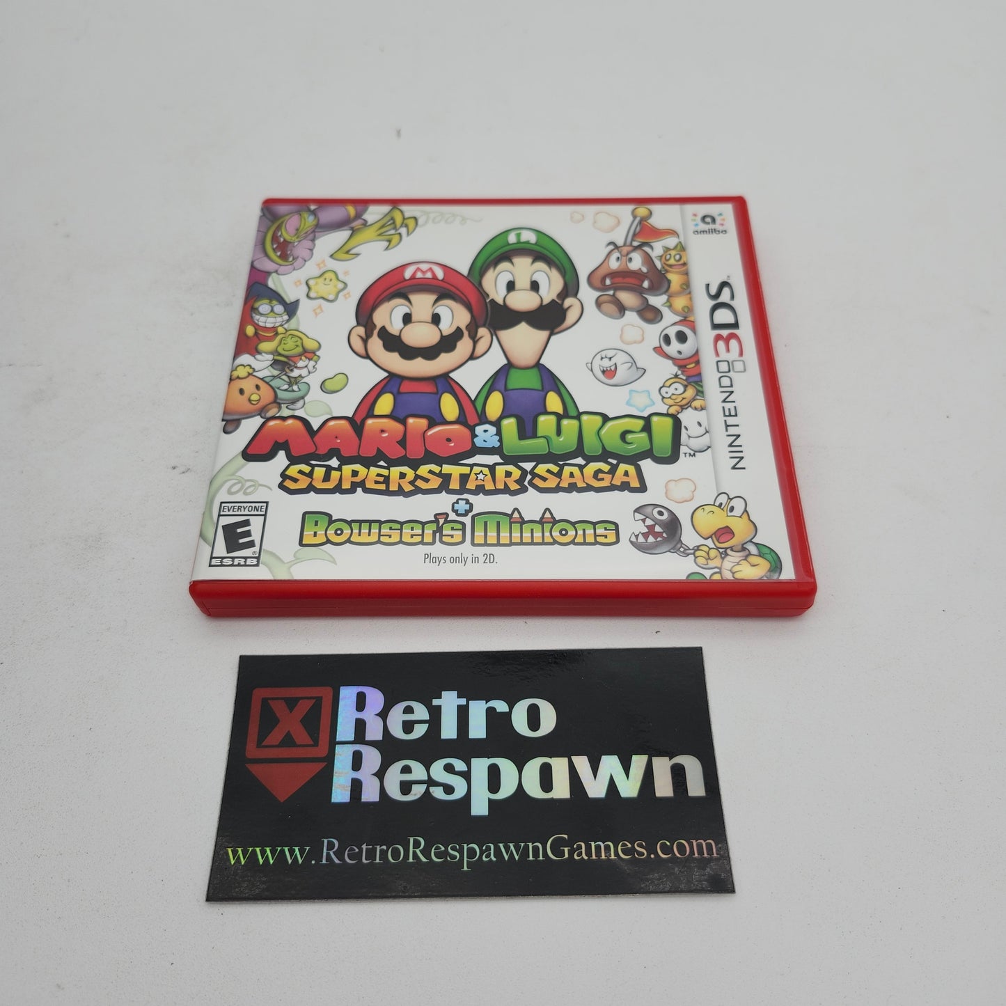 Mario & Luigi: Superstar Saga + Bowser's Minions - Nintendo 3DS (Complete)