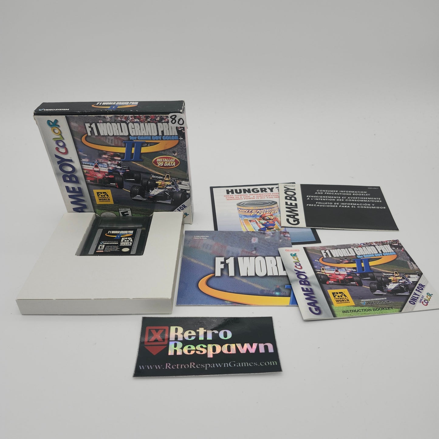 F1 World Grand Prix II - GameBoy Color (Complete)