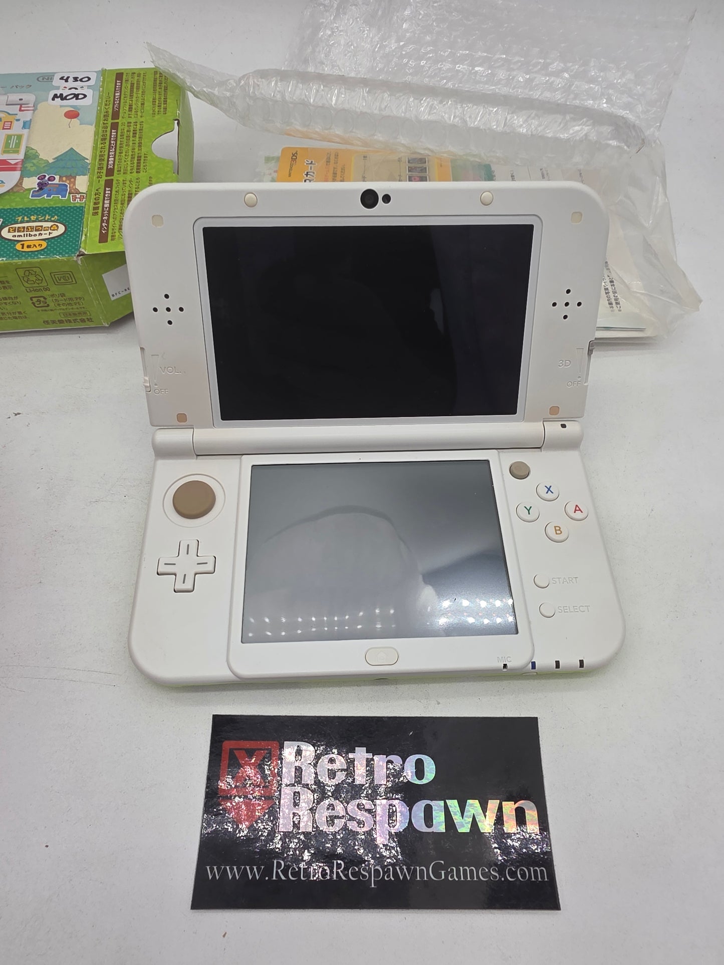 Modded New Nintendo 3DS LL Happy Home Designer - JP Nintendo 3DS (Complete)