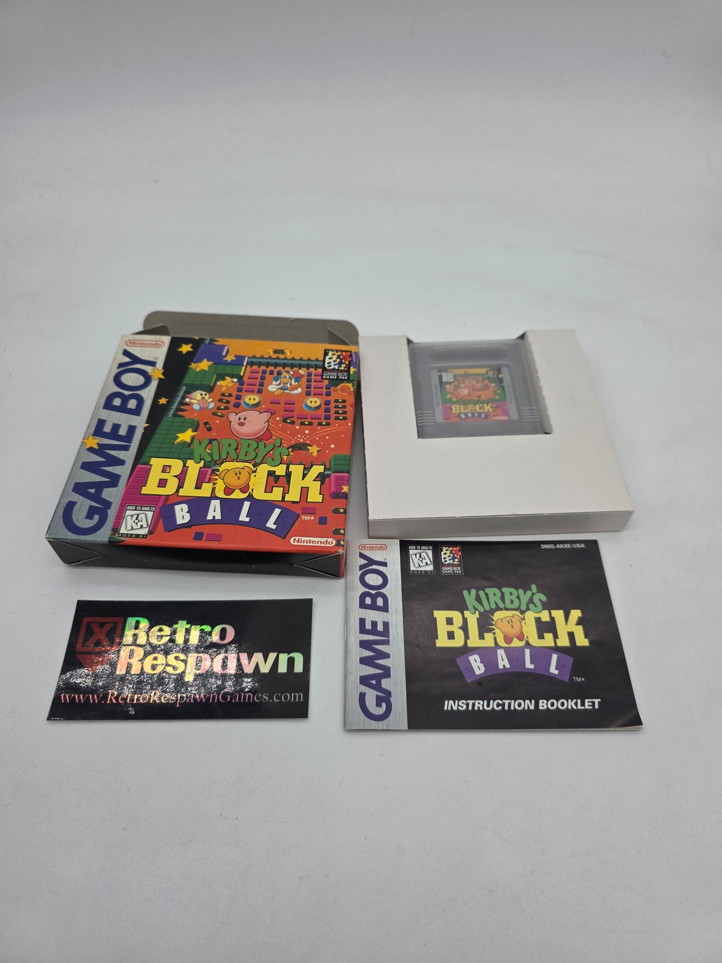 Kirby's Block Ball - GameBoy (Complete)