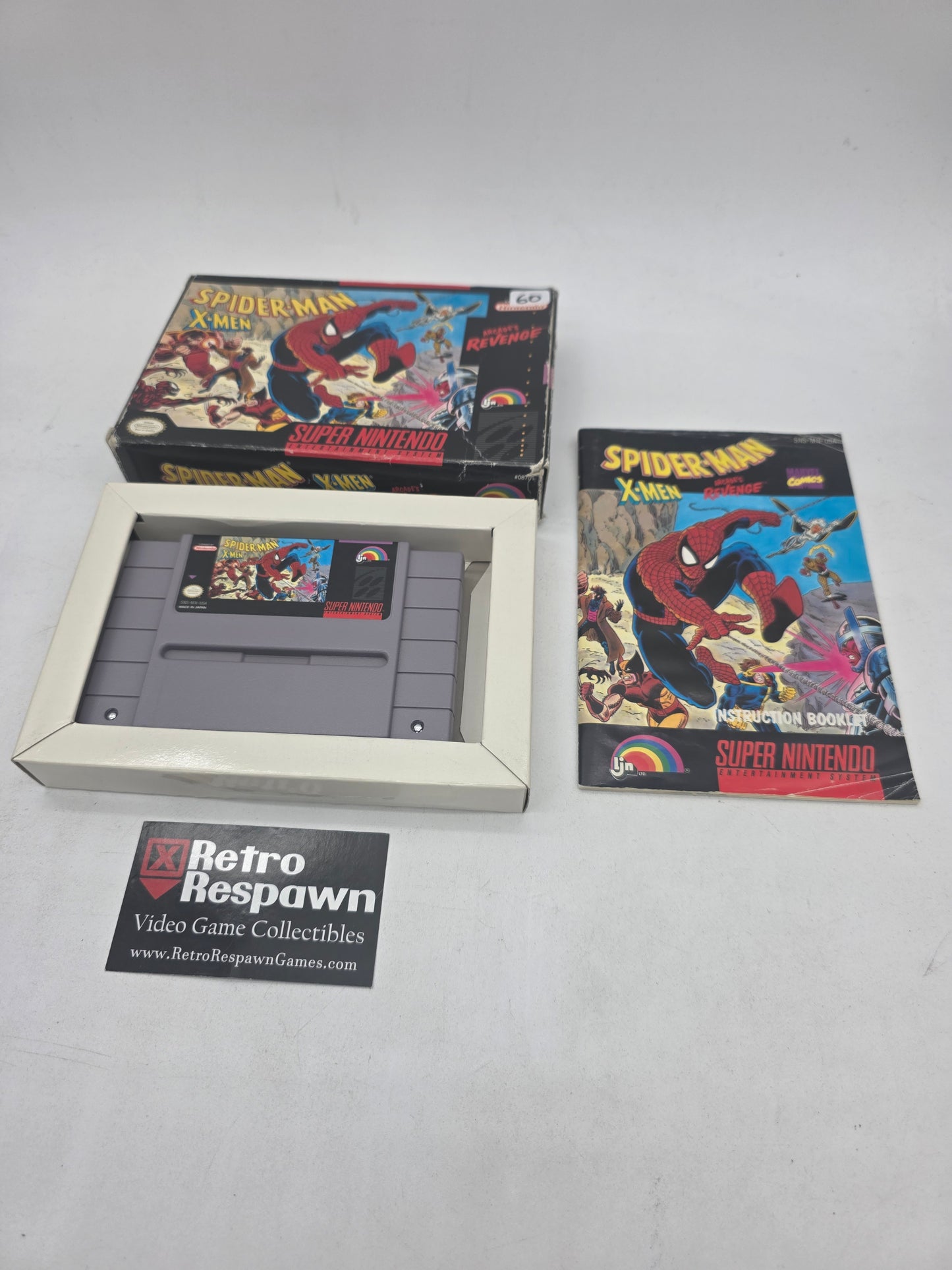 Spiderman X-Men Arcade's Revenge - Super Nintendo (Complete)