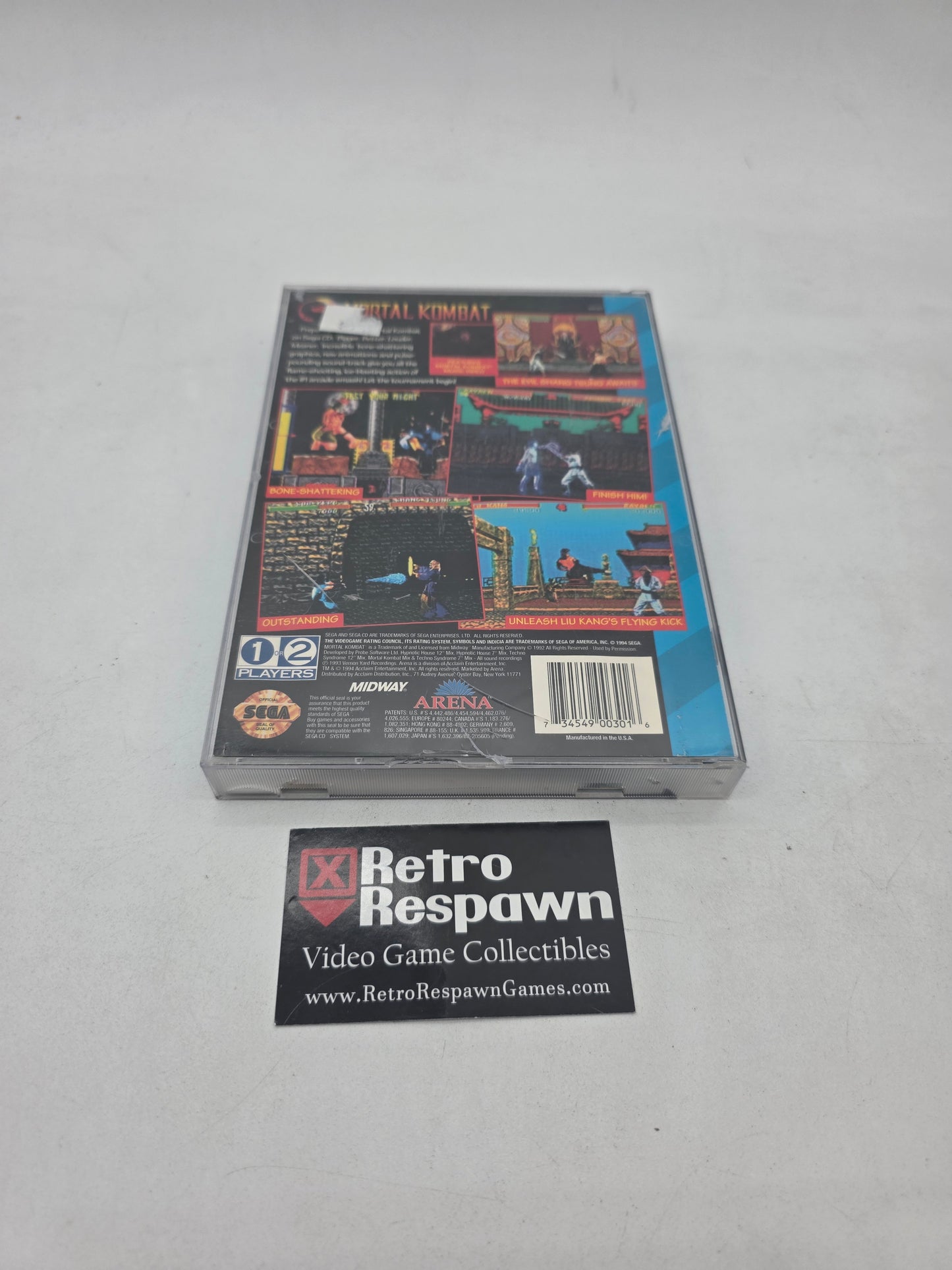 Mortal Kombat - Sega CD (Complete)