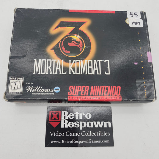 Mortal Kombat 3 - Super Nintendo (Missing Manual)