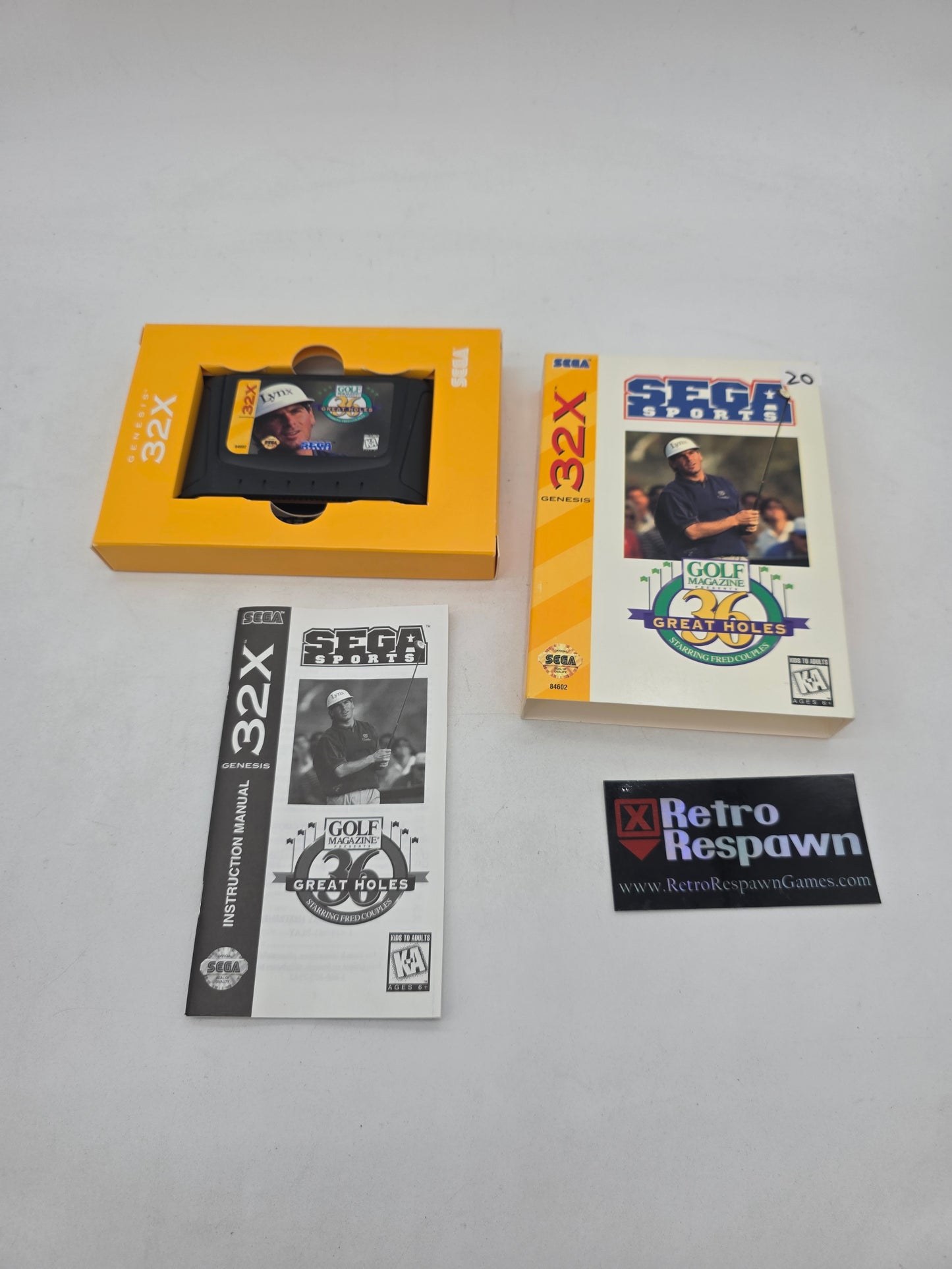 36 Great Holes Starring Fred Couples - Sega 32X (Complete)