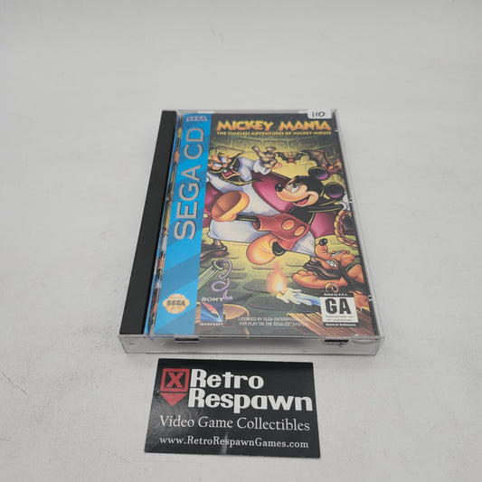 Mickey Mania - Sega CD (Complete/W Poster)