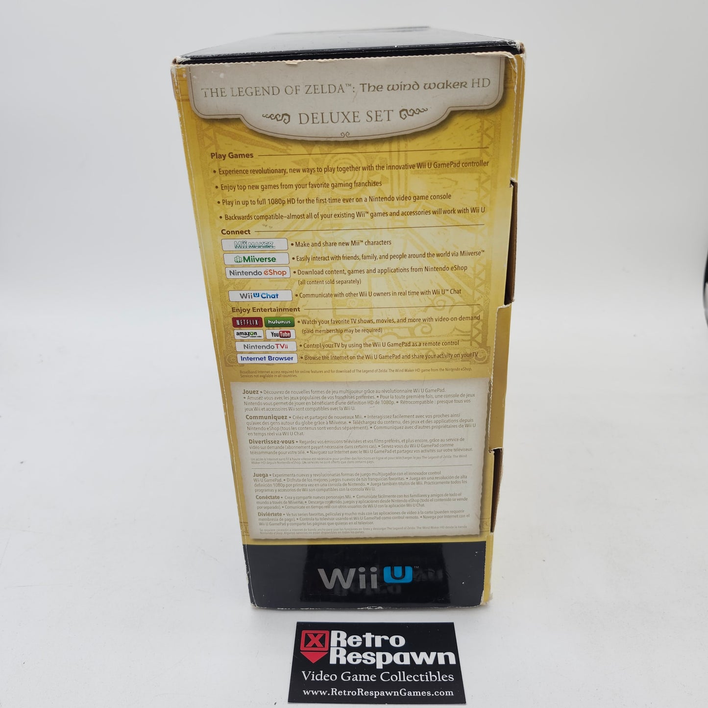 Wii U Console Deluxe: Zelda Wind Waker Edition - Wii U (Complete)